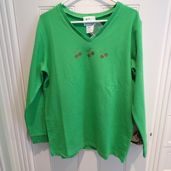 Quacker Factory Tops - QUACKER FACTORY vintage 1990's T-SHIRT-Cherries